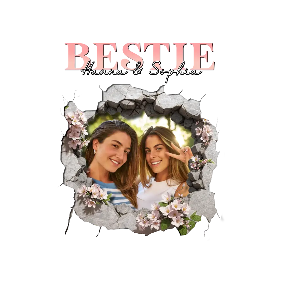 Bestie - Custom Photo - Personalized Gifts For Bestie - Sweater