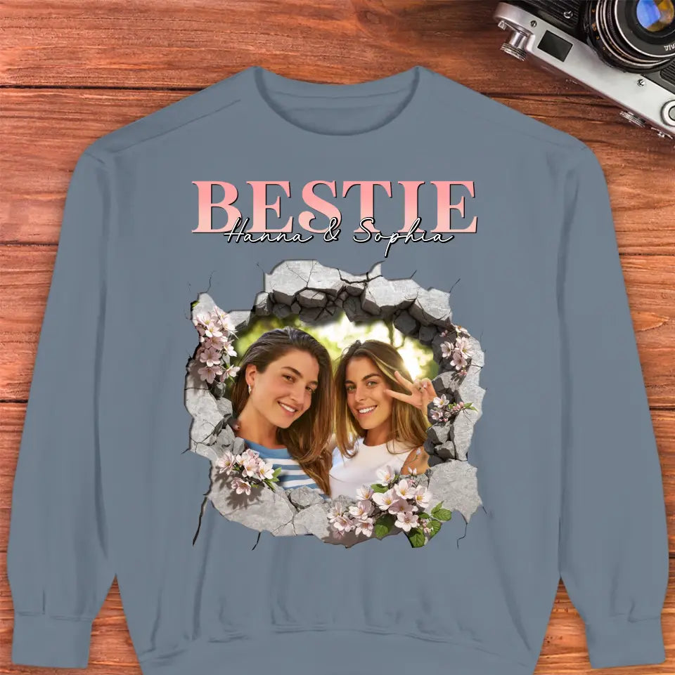 Bestie - Custom Photo - Personalized Gifts For Bestie - Sweater