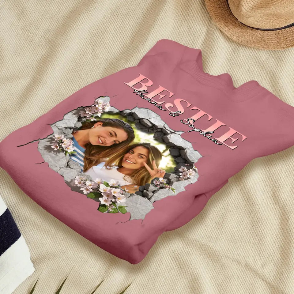 Bestie - Custom Photo - Personalized Gifts For Bestie - Sweater