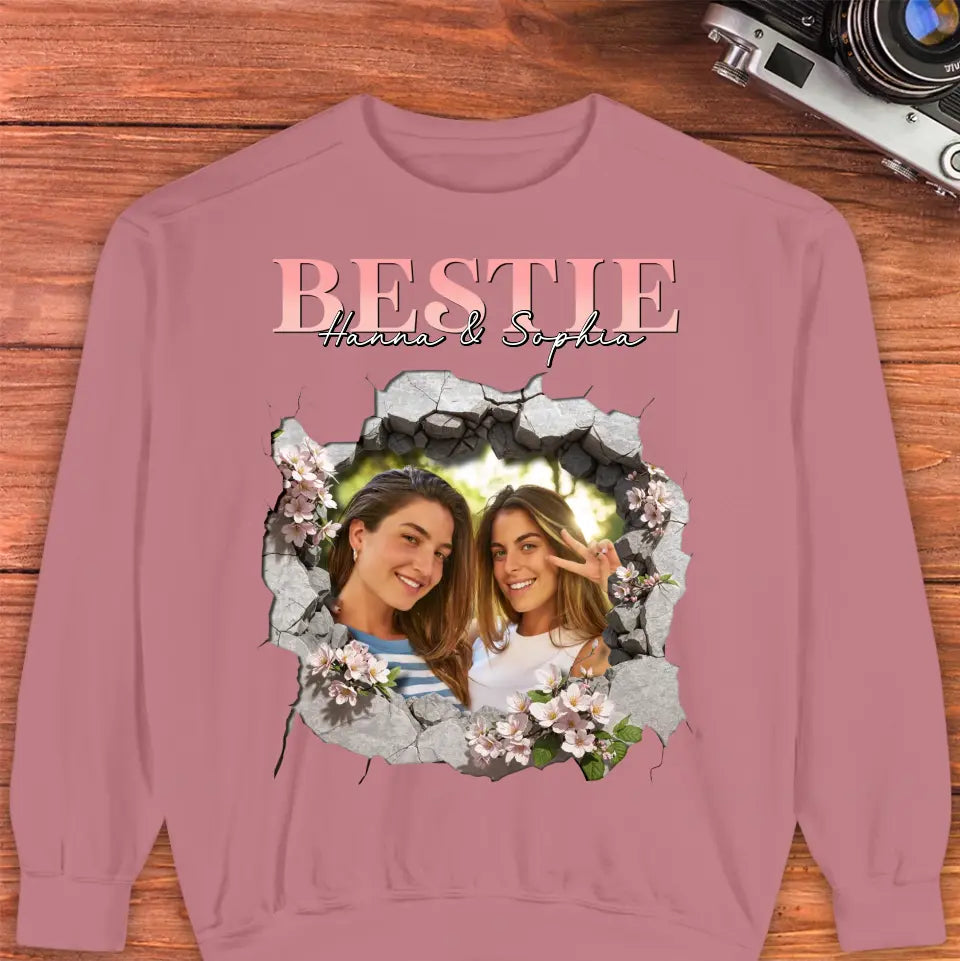 Bestie - Custom Photo - Personalized Gifts For Bestie - Sweater