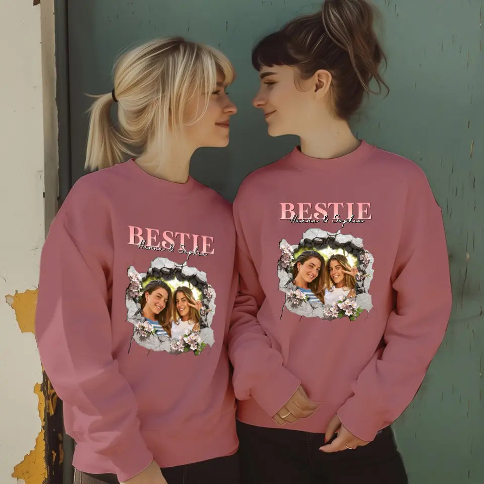 Bestie - Custom Photo - Personalized Gifts For Bestie - Sweater