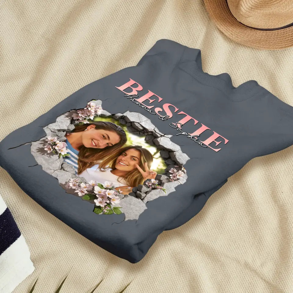 Bestie - Custom Photo - Personalized Gifts For Bestie - Sweater