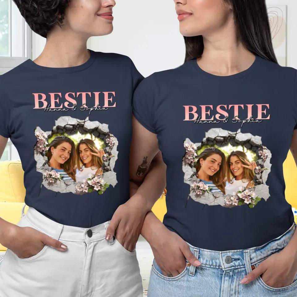 Bestie - Custom Photo - Personalized Gifts For Bestie - Sweater