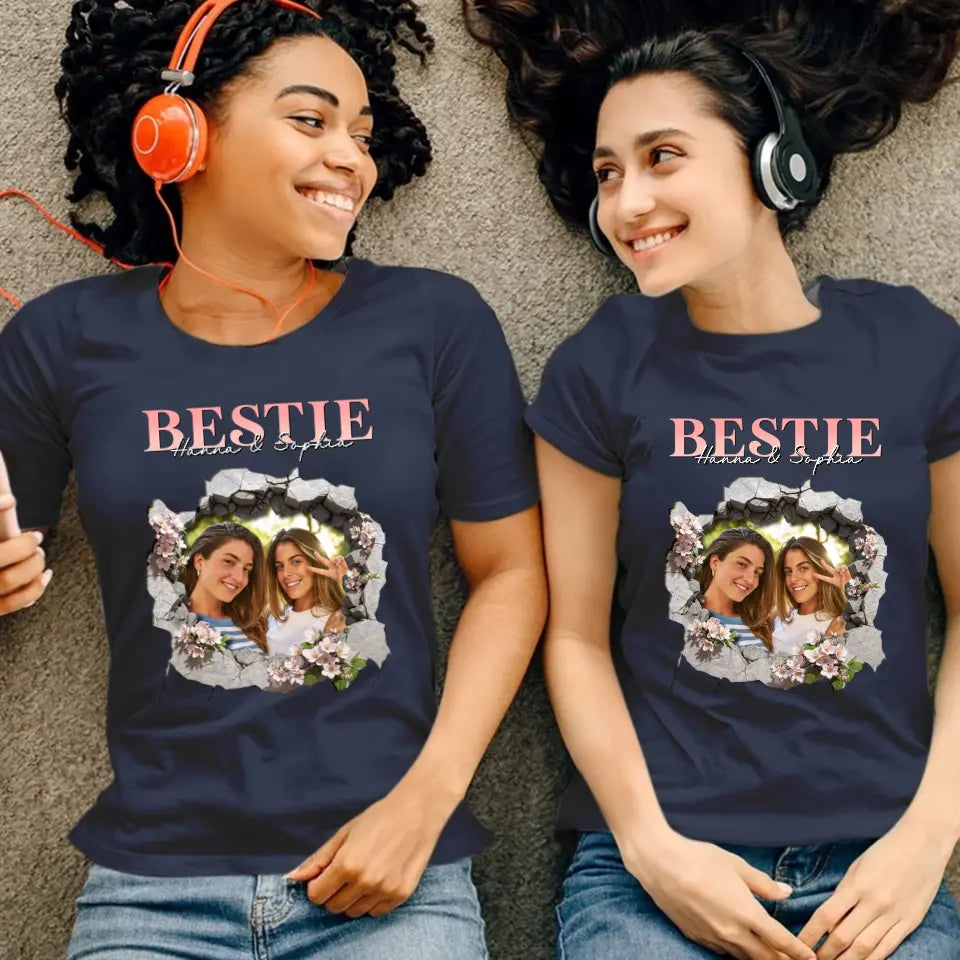 Bestie - Custom Photo - Personalized Gifts For Bestie - Sweater