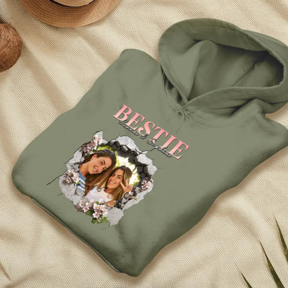 In Love - Custom Photo - Personalized Gifts For Couple  - Sweater