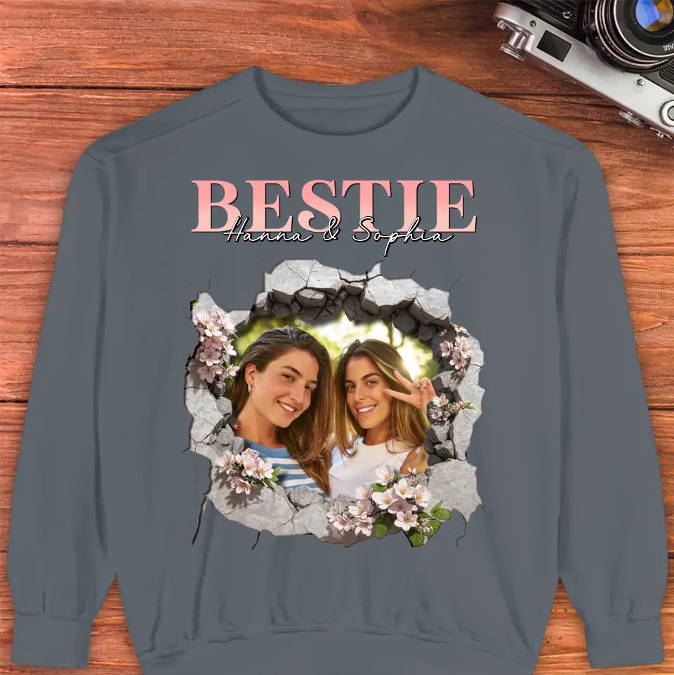 In Love - Custom Photo - Personalized Gifts For Couple  - Sweater