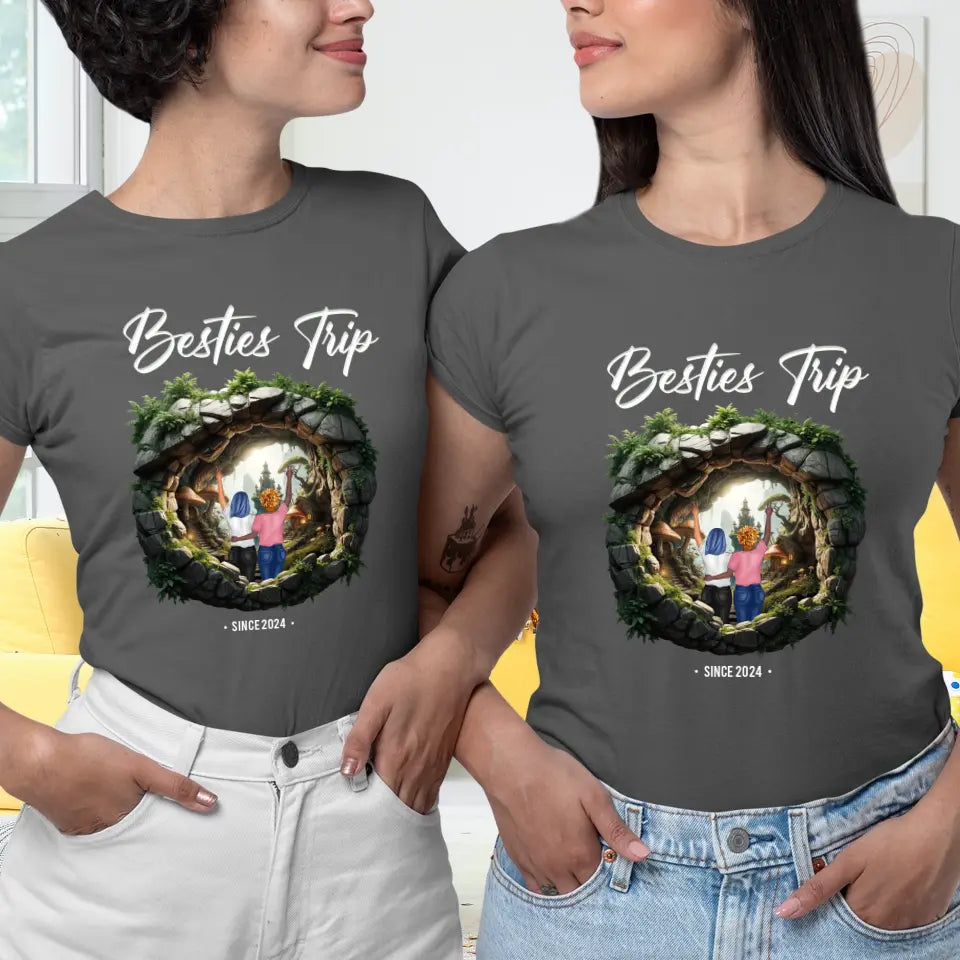 Bestie Trip - Custom Year - Personalized Gifts For Bestie - T-Shirt