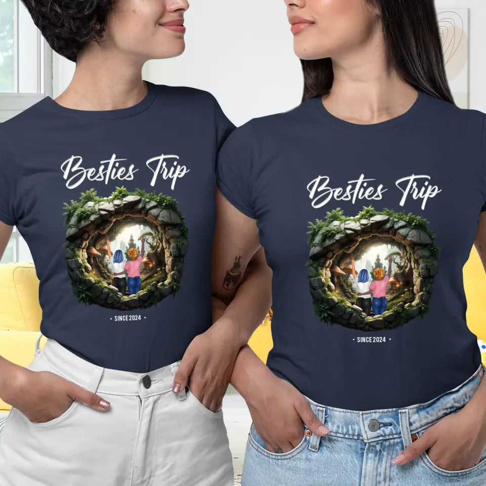 Bestie Trip - Custom Year - Personalized Gifts For Bestie - T-Shirt