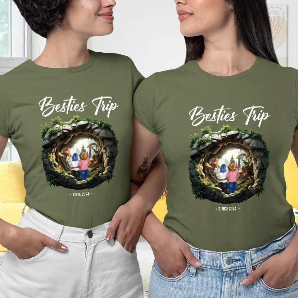 Bestie Trip - Custom Year - Personalized Gifts For Bestie - T-Shirt