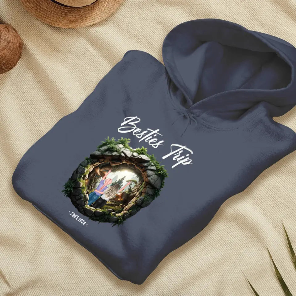 Bestie Trip - Custom Year - Personalized Gifts For Bestie - Hoodie