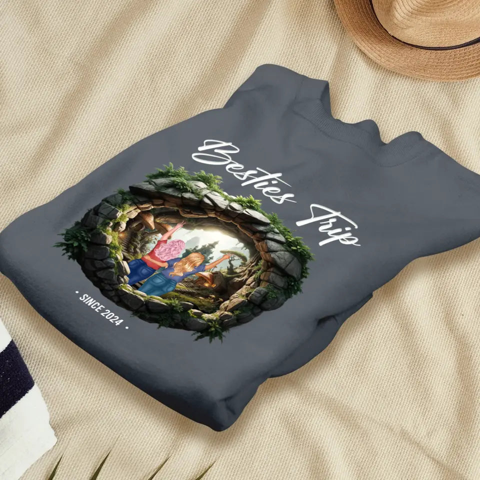 Our Trip For Love - Custom Year - Personalized Gifts For Couple - Hoodie