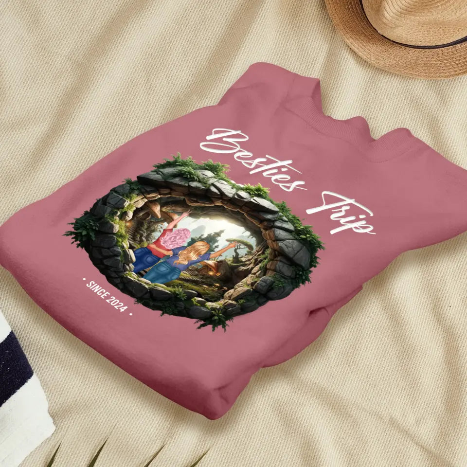 Our Trip For Love - Custom Year - Personalized Gifts For Couple - Hoodie