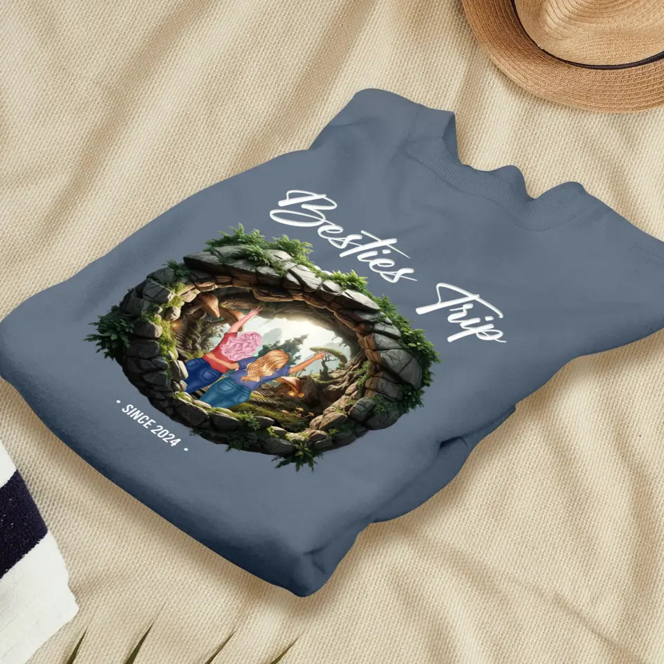 Our Trip For Love - Custom Year - Personalized Gifts For Couple - Hoodie