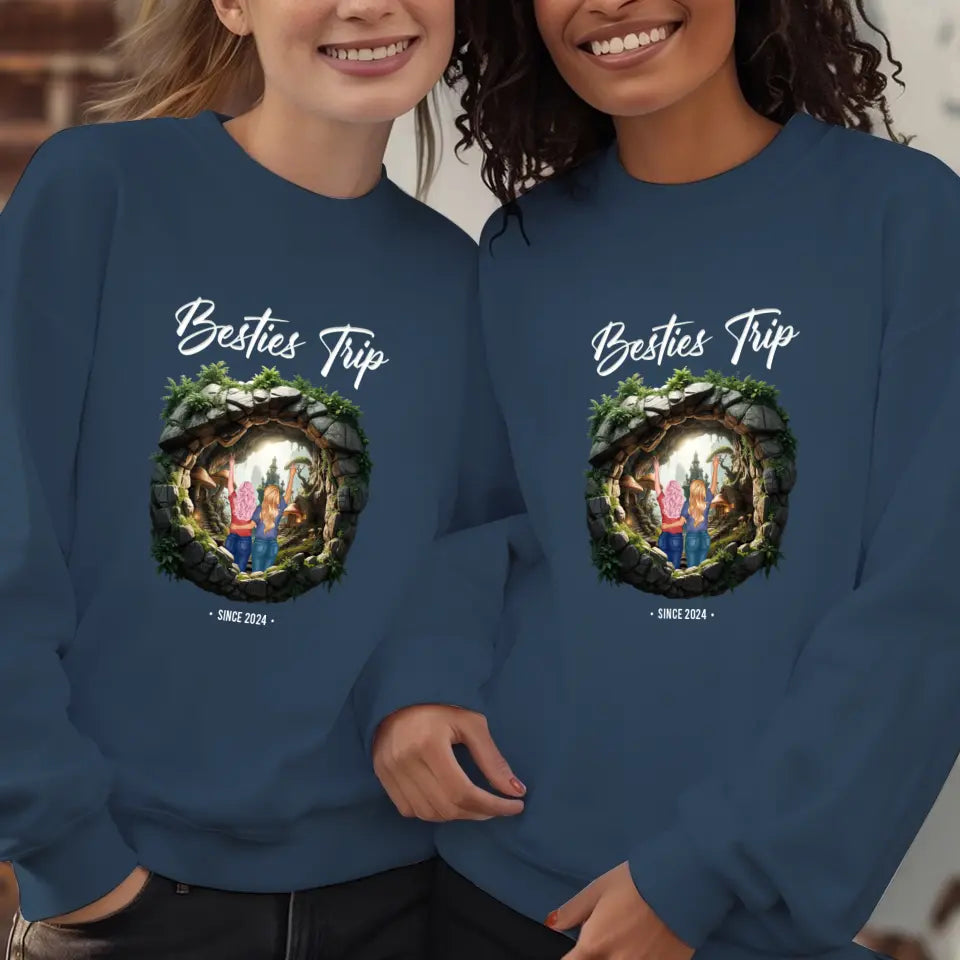 Our Trip For Love - Custom Year - Personalized Gifts For Couple - Hoodie