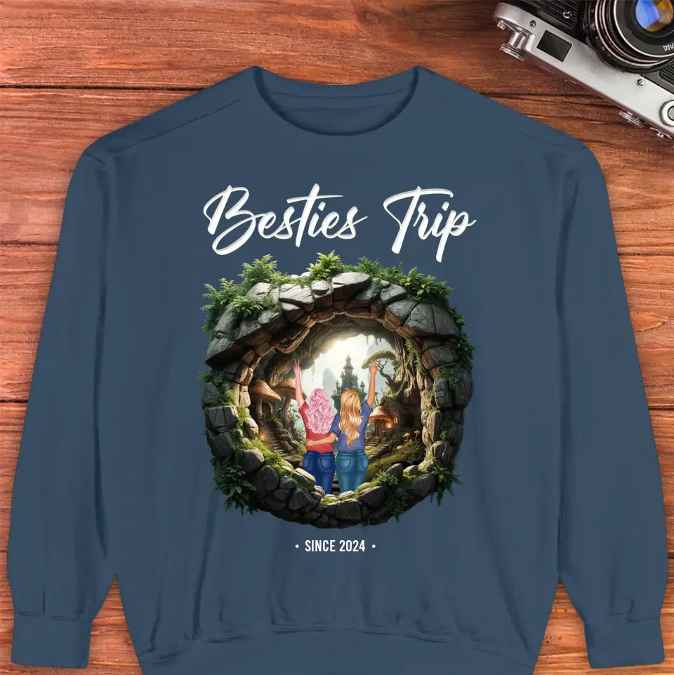 Our Trip For Love - Custom Year - Personalized Gifts For Couple - Hoodie