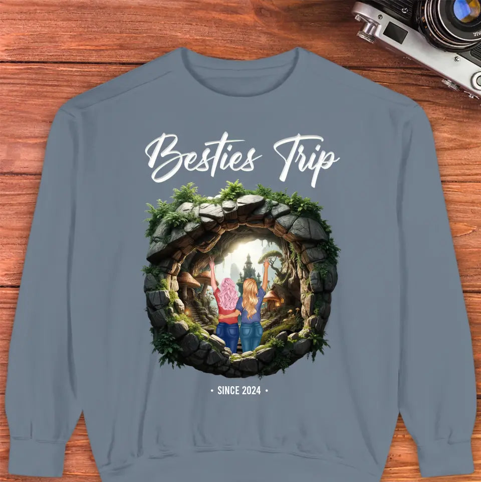 Our Trip For Love - Custom Year - Personalized Gifts For Couple - Hoodie