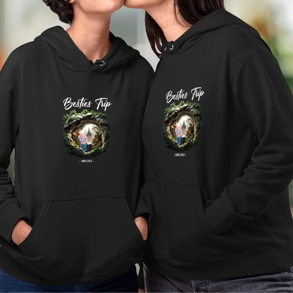 Our Trip For Love - Custom Year - Personalized Gifts For Couple - Hoodie