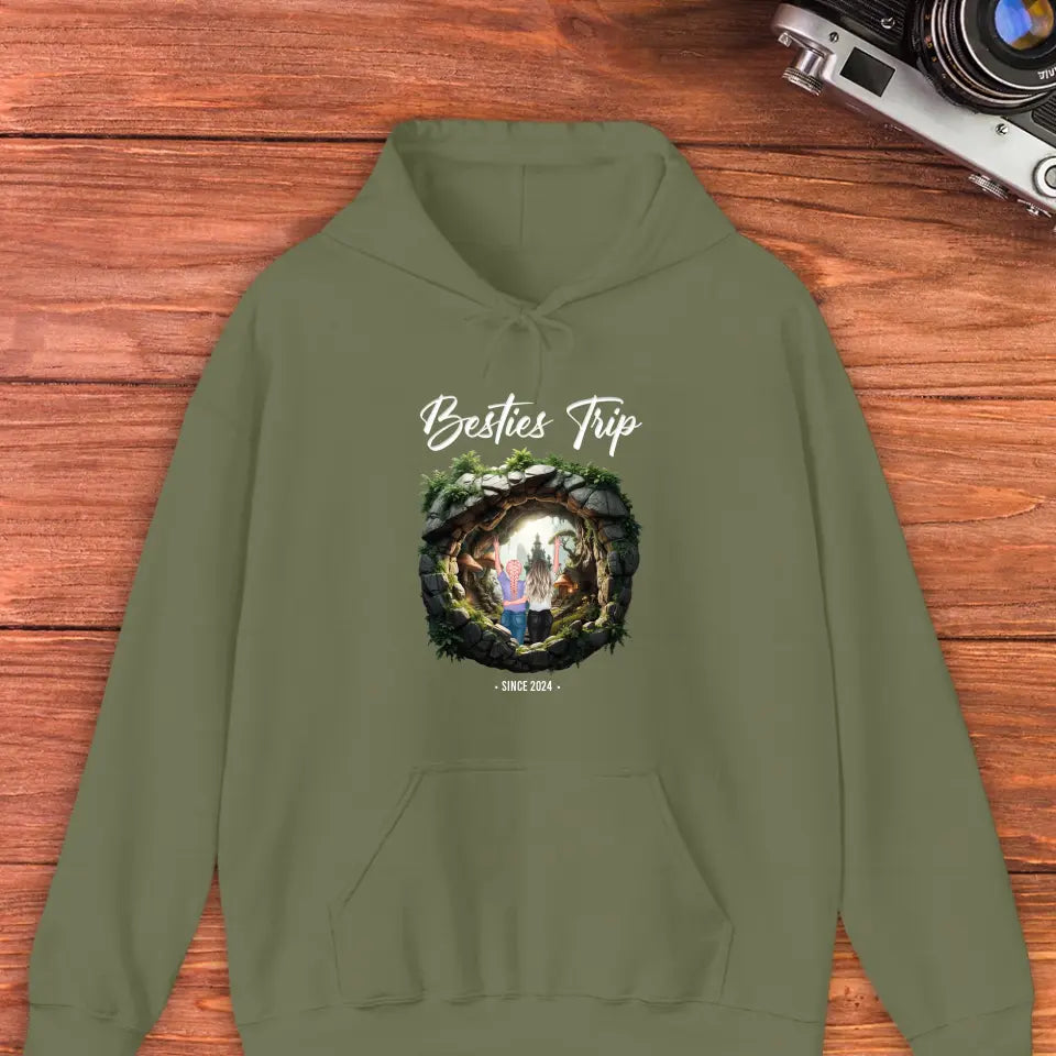 Our Trip For Love - Custom Year - Personalized Gifts For Couple - Hoodie