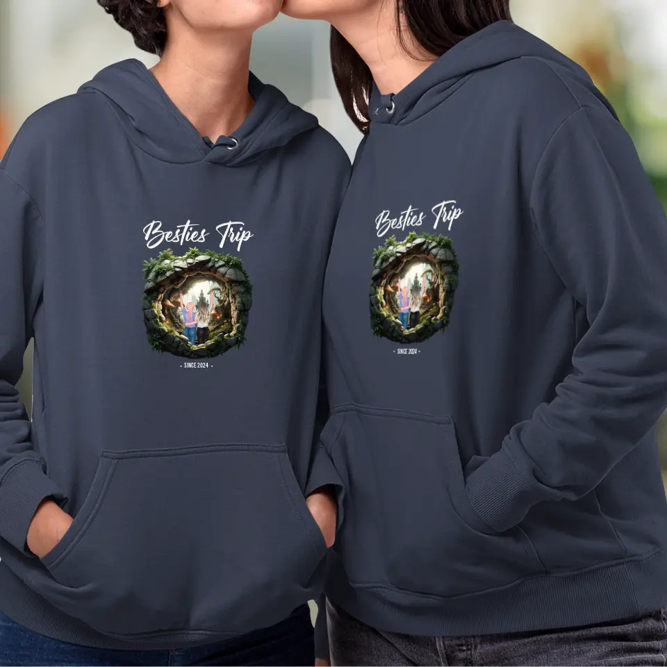 Our Trip For Love - Custom Year - Personalized Gifts For Couple - Hoodie