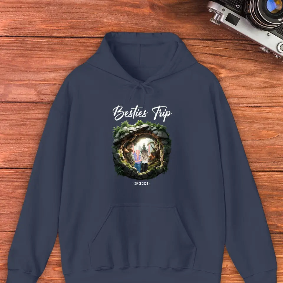 Our Trip For Love - Custom Year - Personalized Gifts For Couple - Hoodie