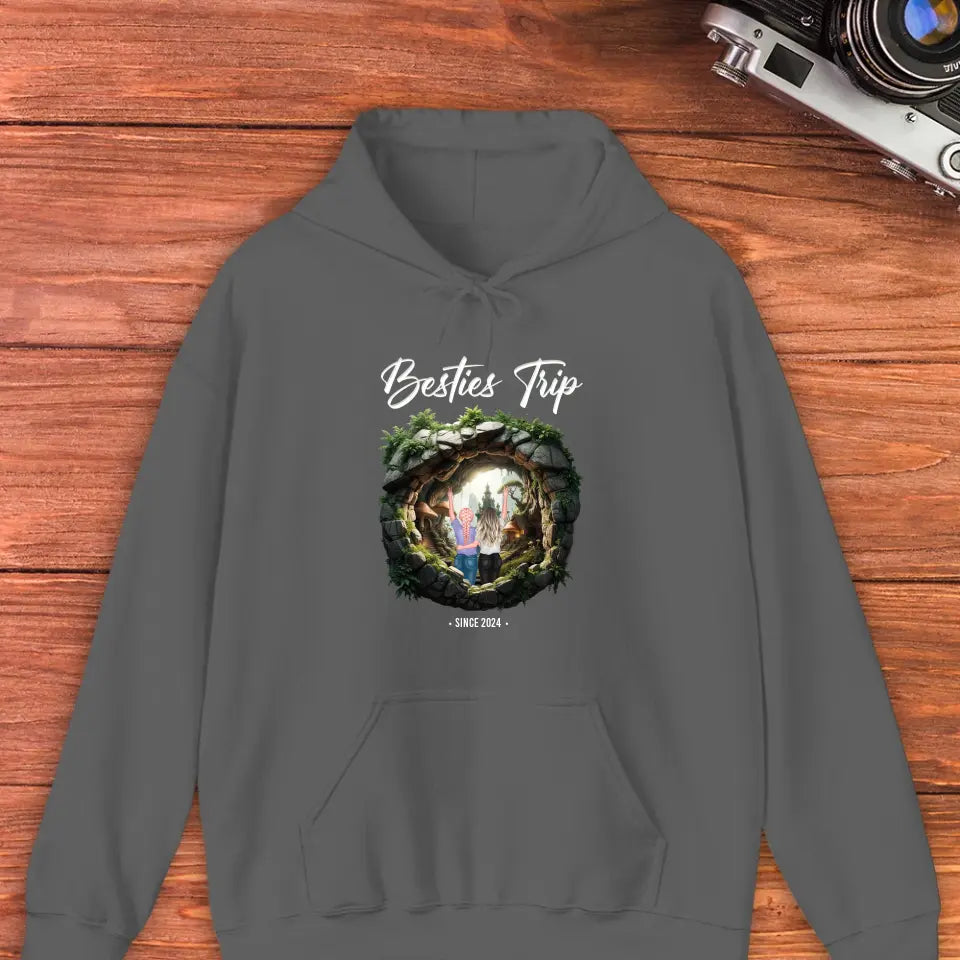 Our Trip For Love - Custom Year - Personalized Gifts For Couple - Hoodie