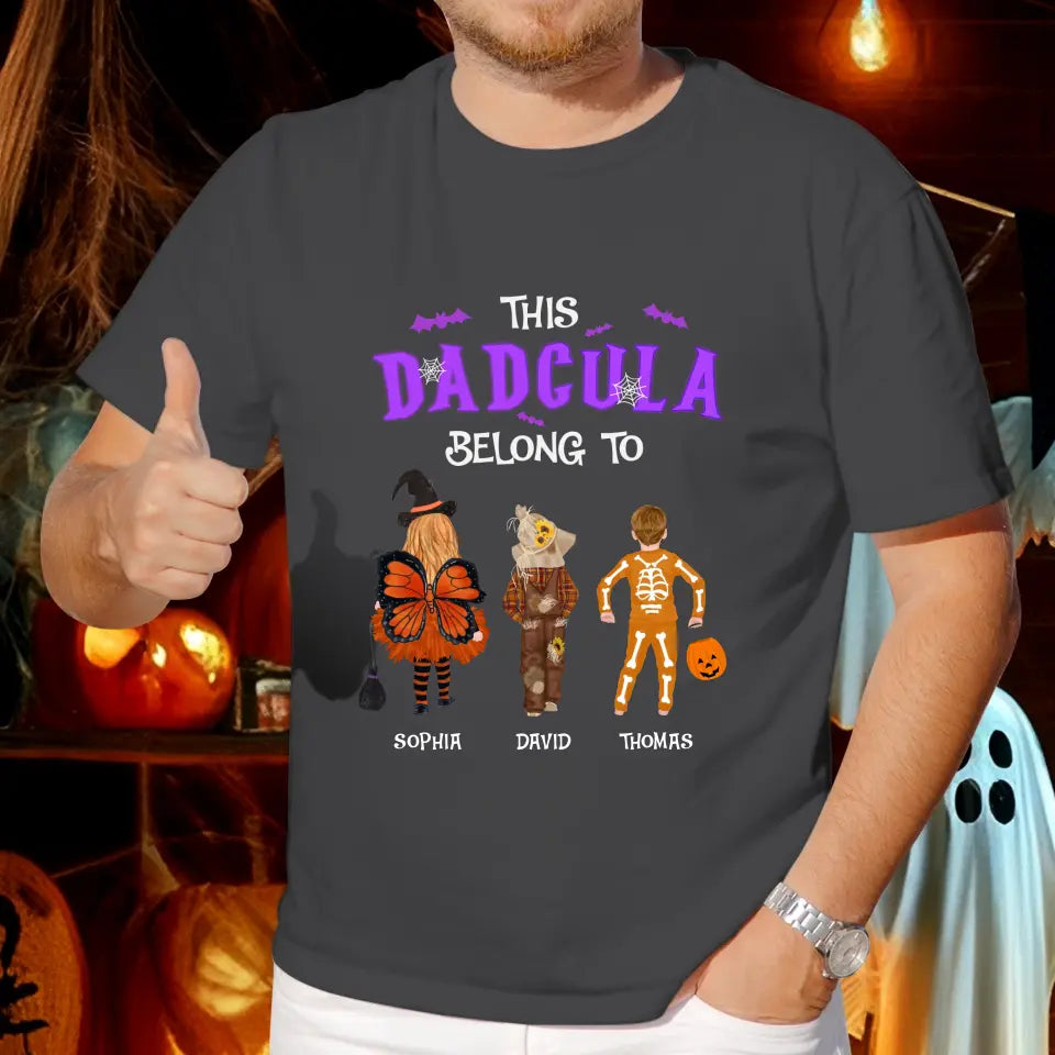 This Dadcula Belong To - Custom Name - Personalized Gifts For Dad - T-Shirt