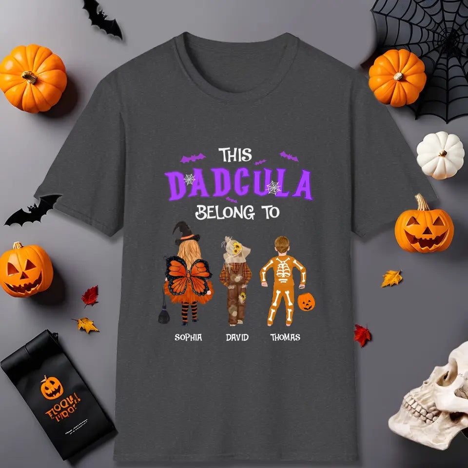 This Dadcula Belong To - Custom Name - Personalized Gifts For Dad - T-Shirt