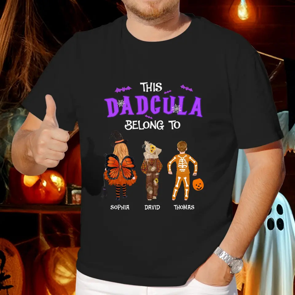 This Dadcula Belong To - Custom Name - Personalized Gifts For Dad - T-Shirt