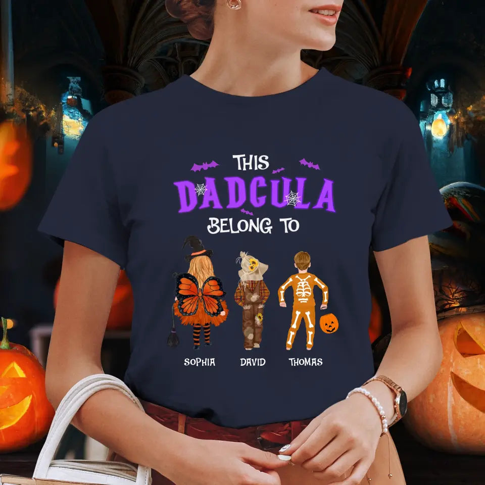 This Dadcula Belong To - Custom Name - Personalized Gifts For Dad - T-Shirt