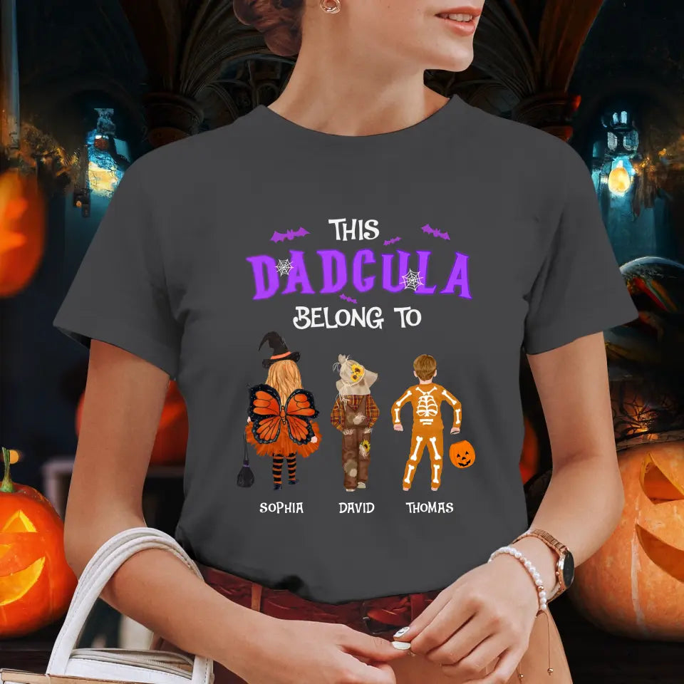 This Dadcula Belong To - Custom Name - Personalized Gifts For Dad - T-Shirt