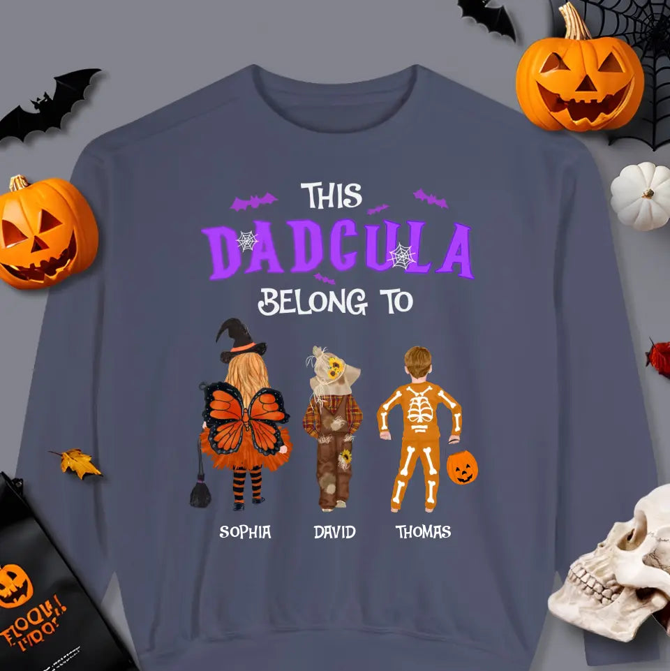 This Dadcula Belong To - Custom Name - Personalized Gifts For Dad - T-Shirt