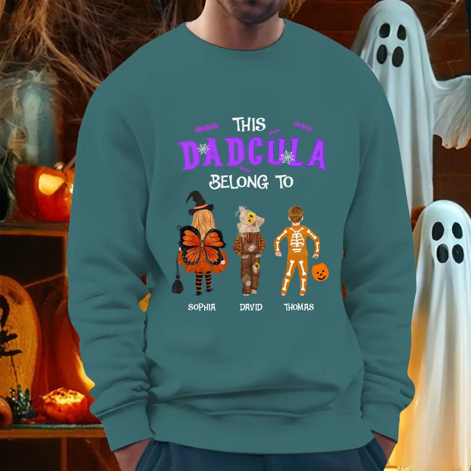 This Dadcula Belong To - Custom Name - Personalized Gifts For Dad - T-Shirt