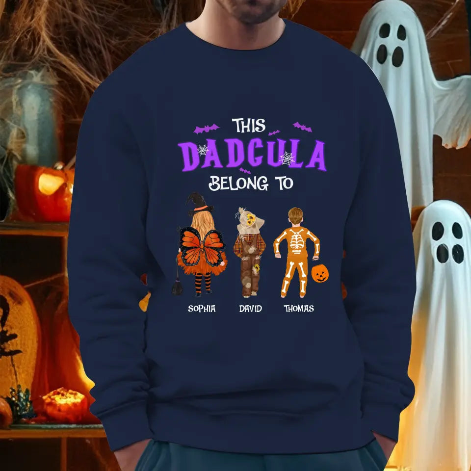 This Dadcula Belong To - Custom Name - Personalized Gifts For Dad - T-Shirt