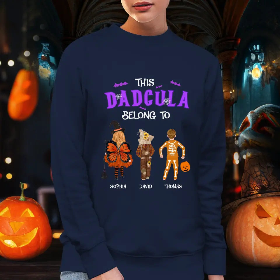 This Dadcula Belong To - Custom Name - Personalized Gifts For Dad - T-Shirt