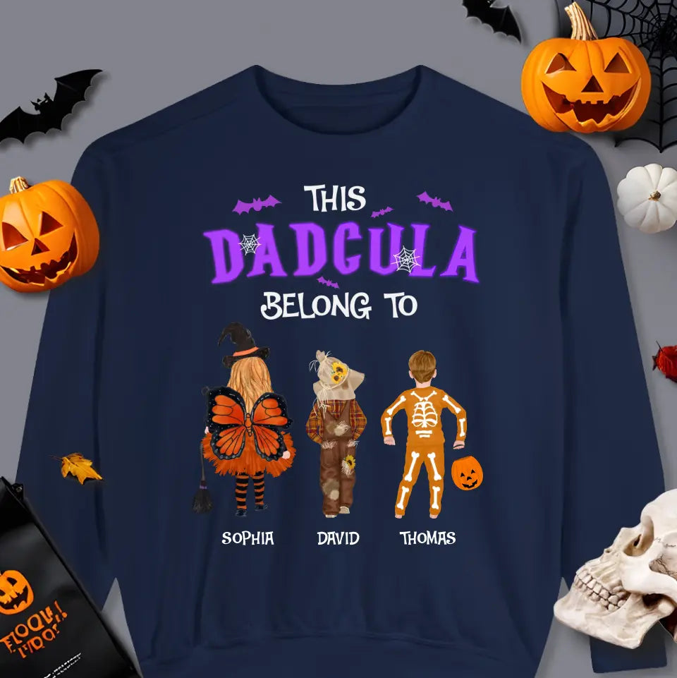 This Dadcula Belong To - Custom Name - Personalized Gifts For Dad - T-Shirt