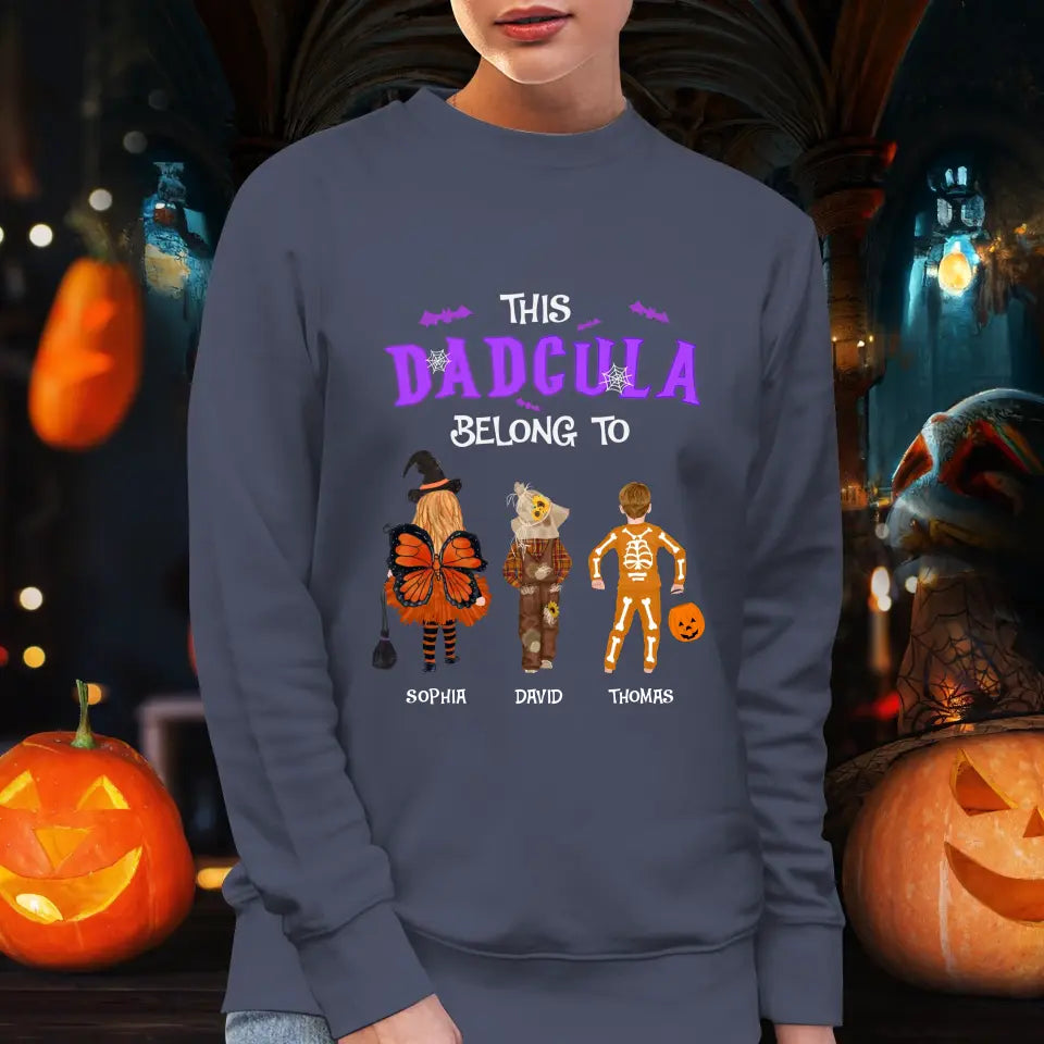 This Dadcula Belong To - Custom Name - Personalized Gifts For Dad - T-Shirt