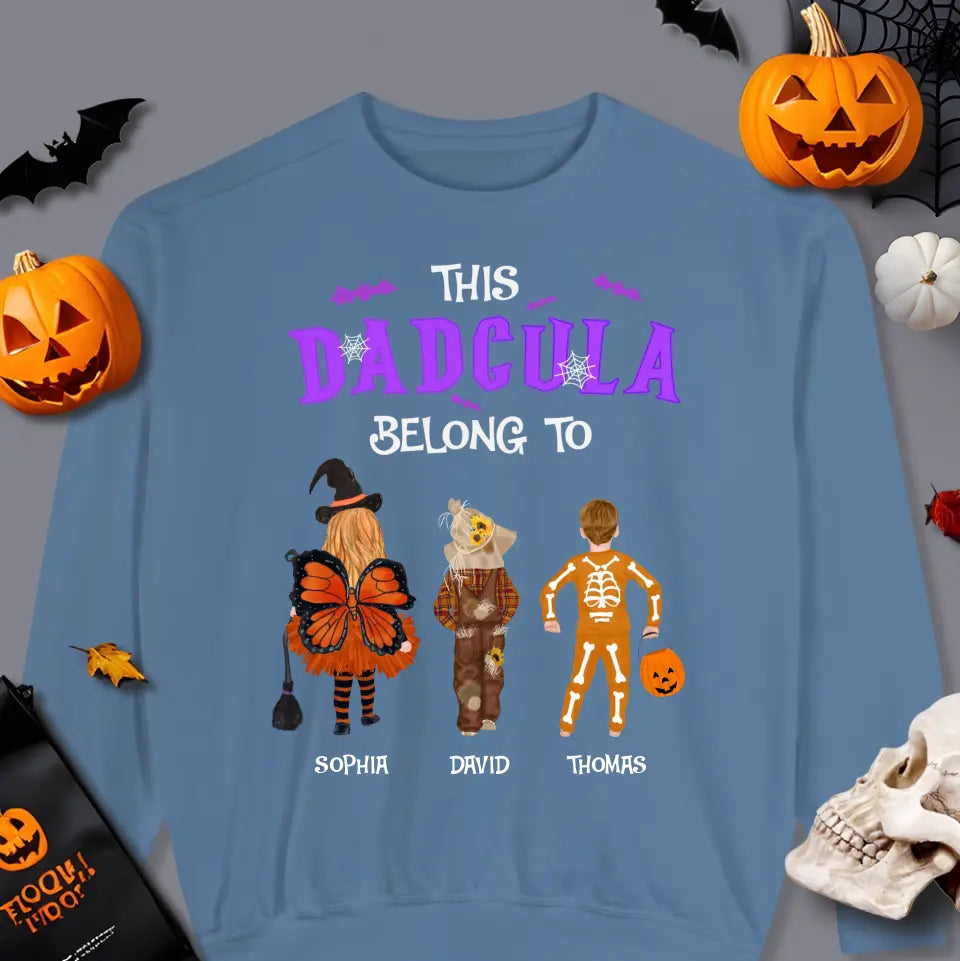 This Dadcula Belong To - Custom Name - Personalized Gifts For Dad - T-Shirt