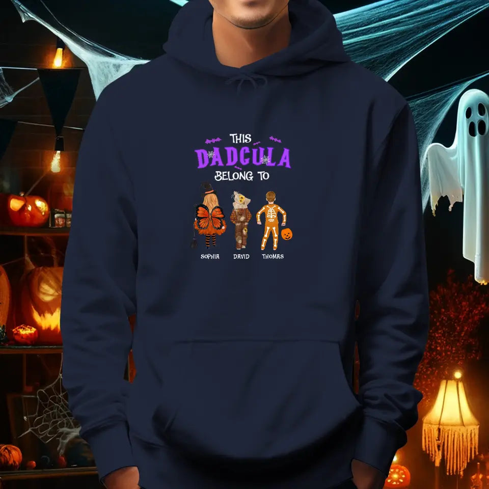 This Dadcula Belong To - Custom Name - Personalized Gifts For Dad - T-Shirt