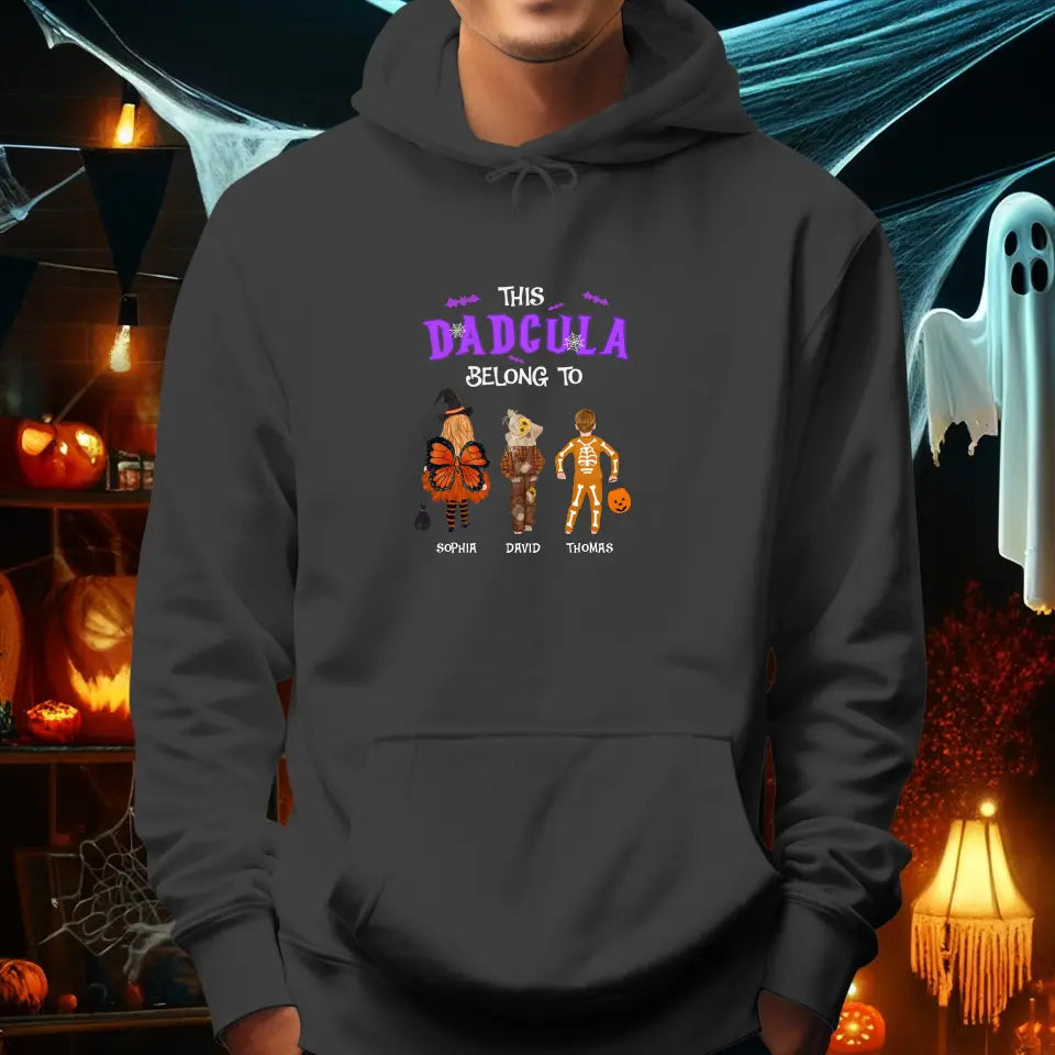 This Dadcula Belong To - Custom Name - Personalized Gifts For Dad - T-Shirt