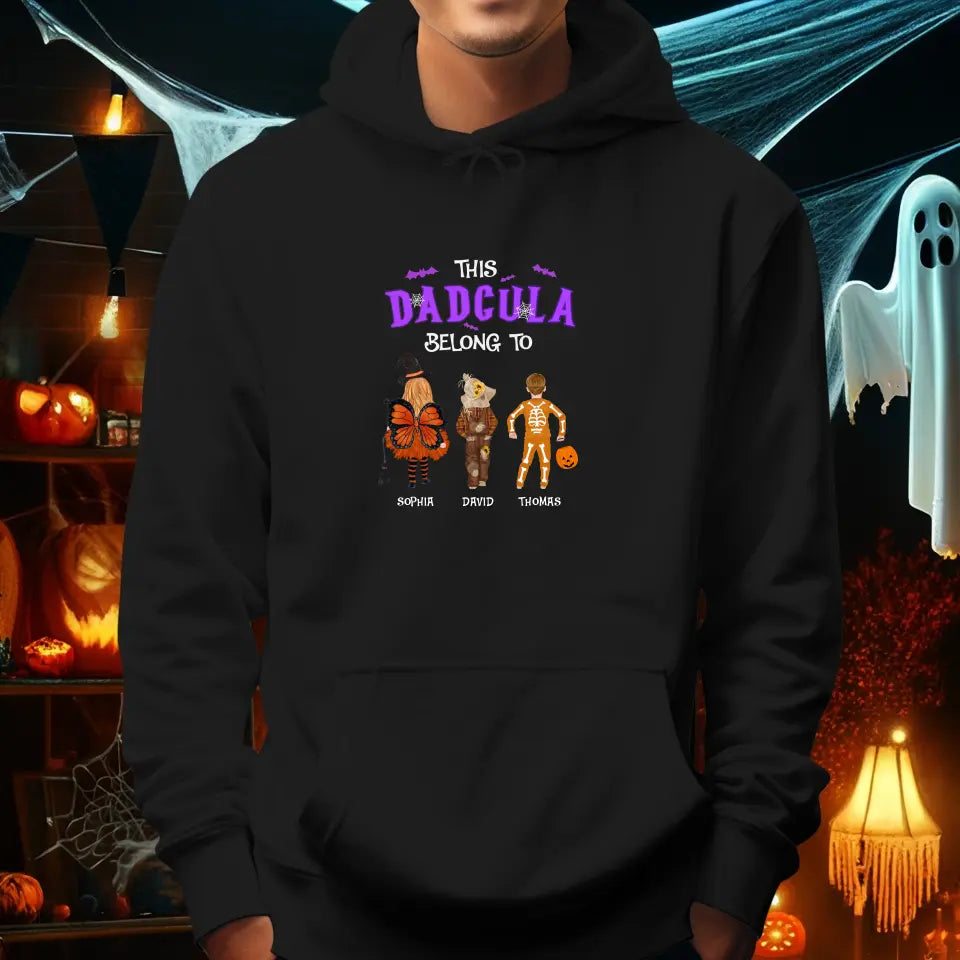 This Dadcula Belong To - Custom Name - Personalized Gifts For Dad - T-Shirt