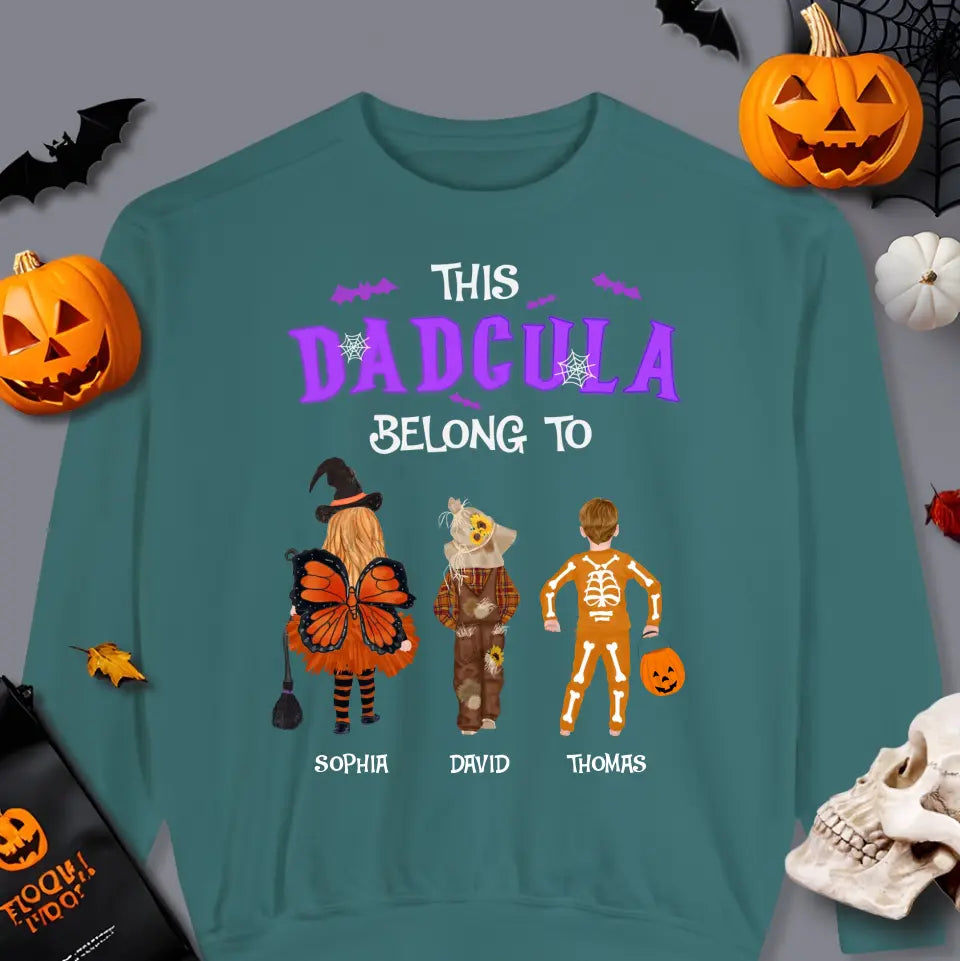 This Dadcula Belong To - Custom Name - Personalized Gifts For Dad - Hoodie