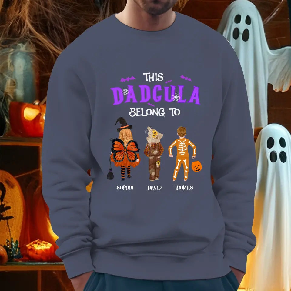 This Dadcula Belong To - Custom Name - Personalized Gifts For Dad - Hoodie