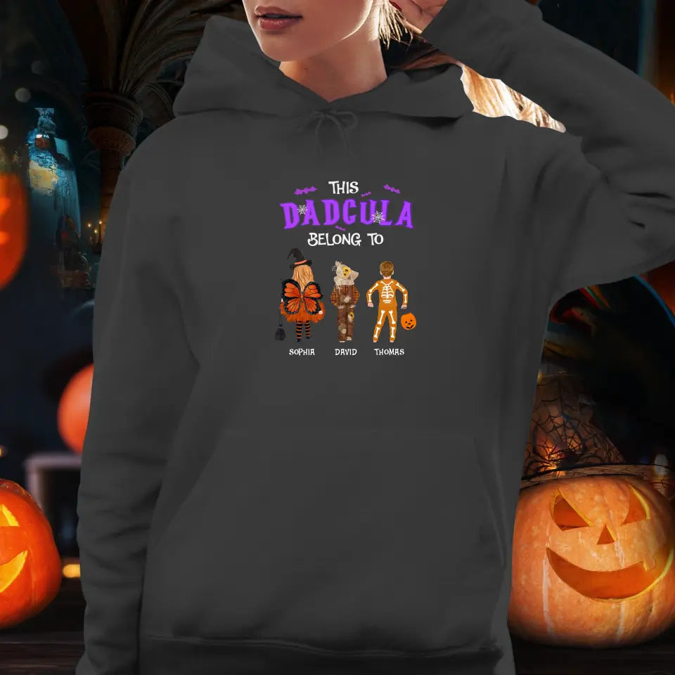 This Dadcula Belong To - Custom Name - Personalized Gifts For Dad - Hoodie