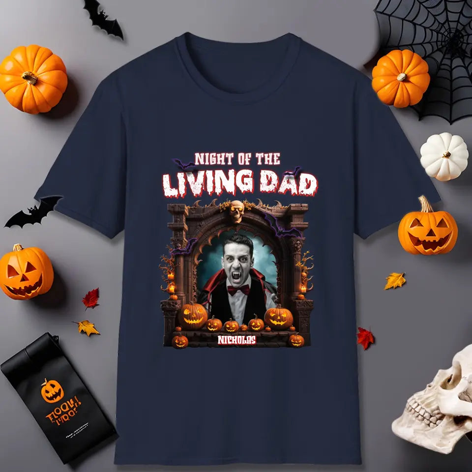 Night Of The Living Dad - Custom Photo - Personalized Gifts For Dad - Sweater