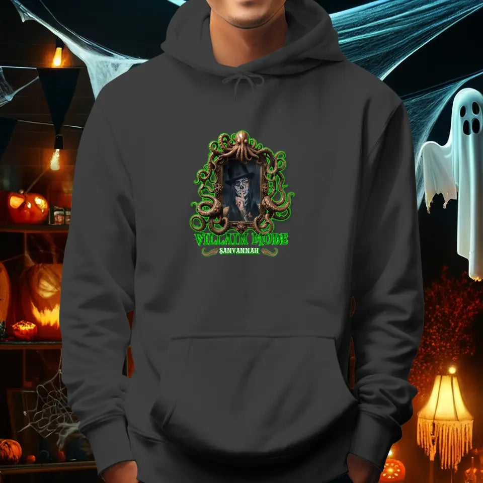 Villain Mode - Custom Photo - Personalized Gifts For Mom - T-shirt