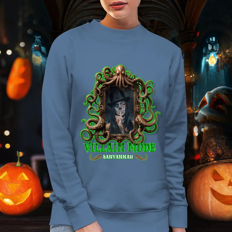 Villain Mode - Custom Photo - Personalized Gifts For Mom - Sweater