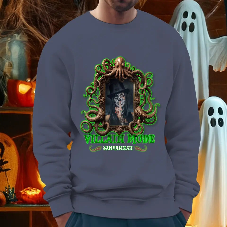 Villain Mode - Custom Photo - Personalized Gifts For Mom - Sweater