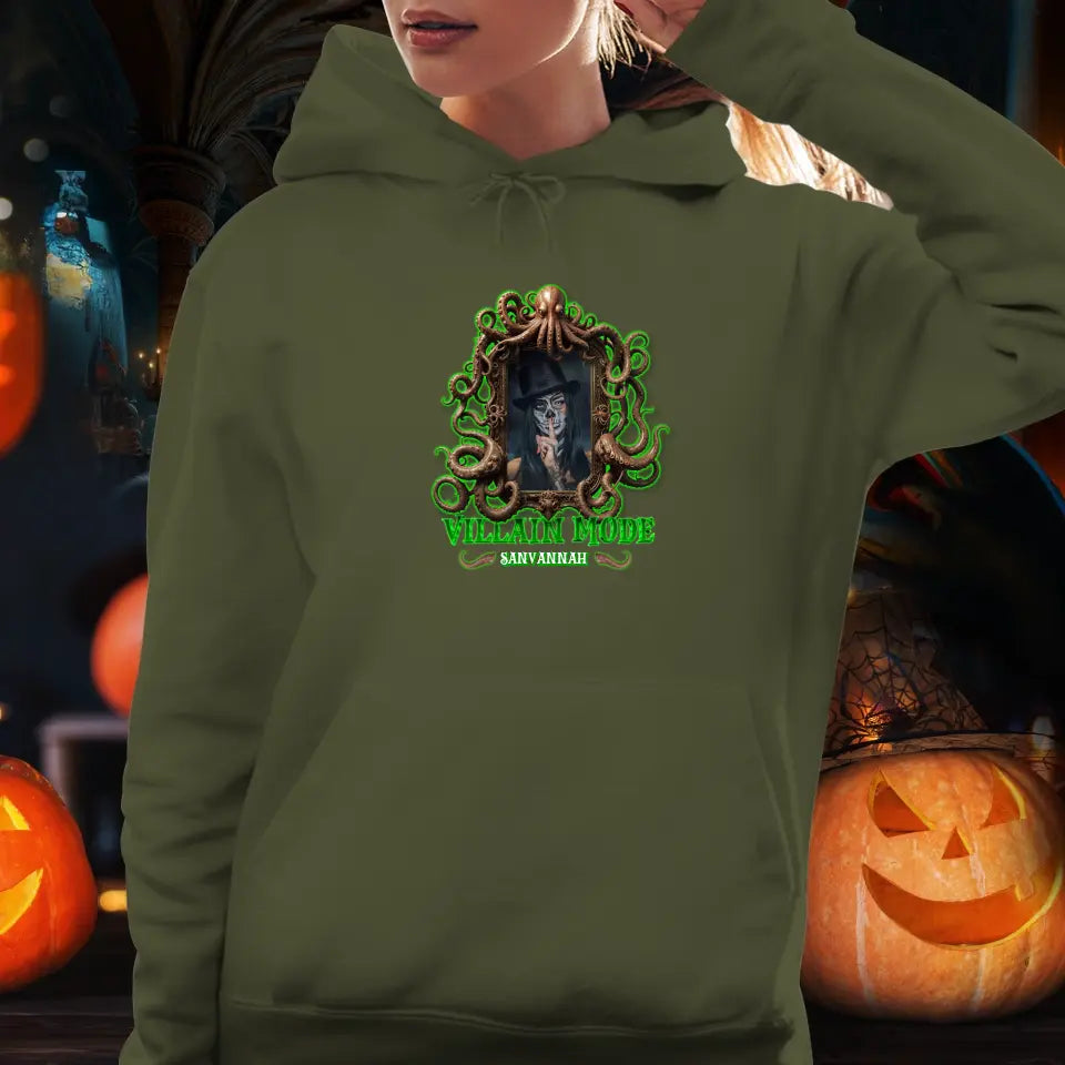 Villain Mode - Custom Photo - Personalized Gifts For Mom - Hoodie