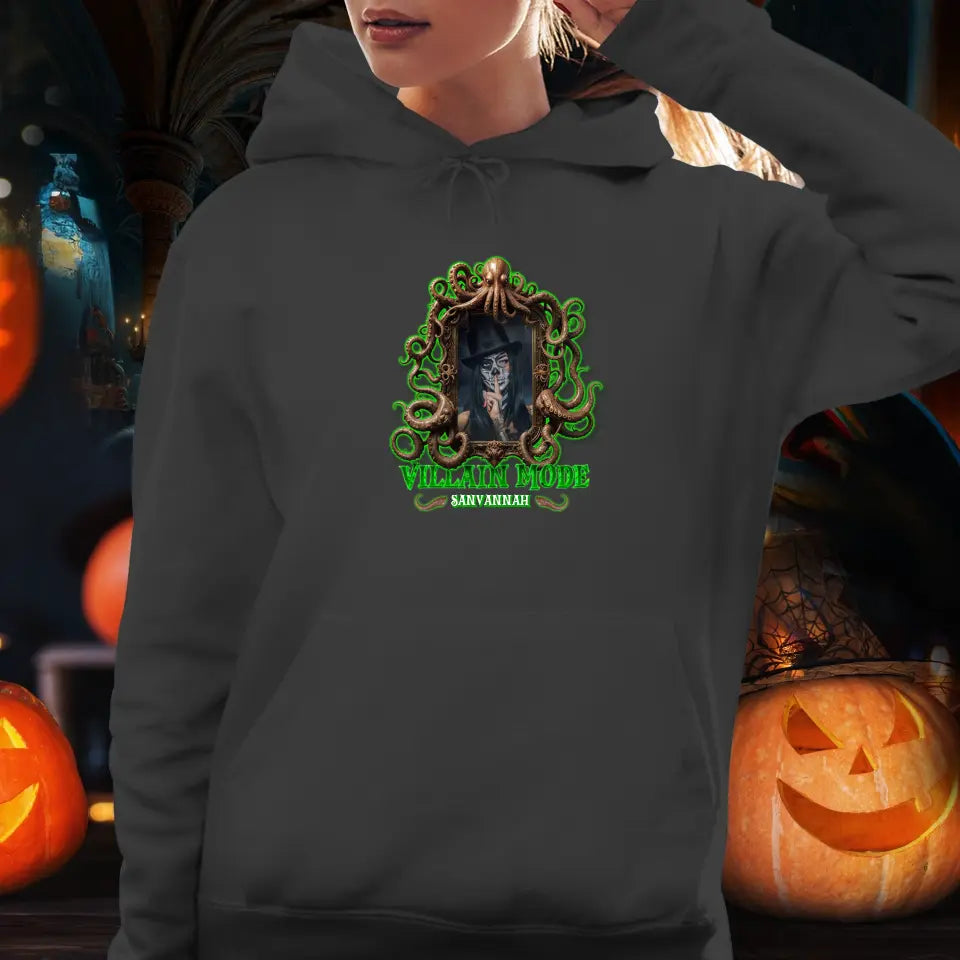 Villain Mode - Custom Photo - Personalized Gifts For Mom - Hoodie