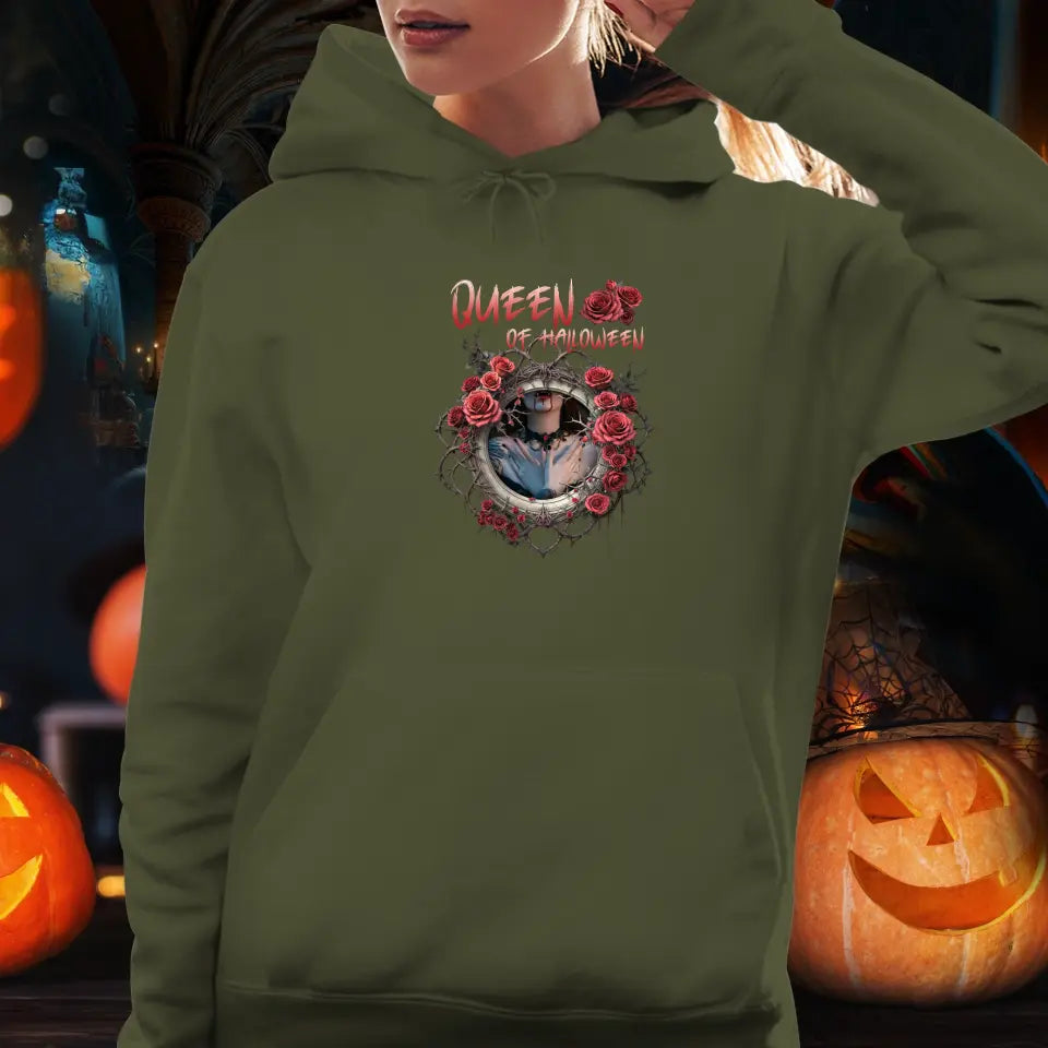 Queen Of Halloween - Custom Photo - Personalized Gifts For Mom - Sweater